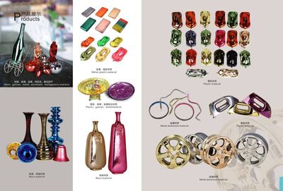 深藍納米噴鍍 金銀鉻層，一噴即成，文化用品的革新之選